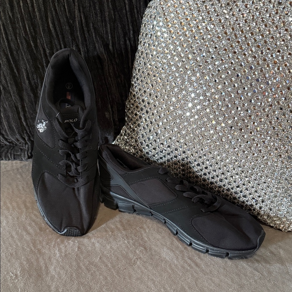 Polo by Ralph Lauren Black Sneakers